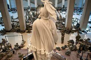 Inside the Capitol for impeachment: National Guard in every corner