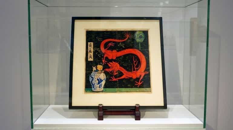 Tintin comic book art breaks auction record; sells for $3.8 million
