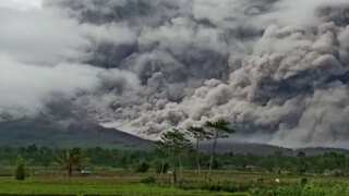 Indonesian Semeru volcano erupts, spews ash 5 kilometres into sky