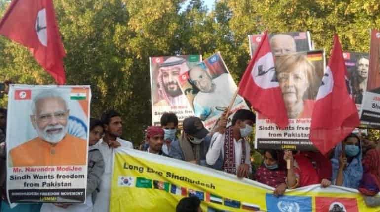 Pro-independence rally in Pakistan sees posters of Indian PM Modi Pro-independence rally in Pakistan sees posters of Indian PM Modi