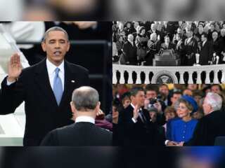 US inaugurations: High drama and sore losers