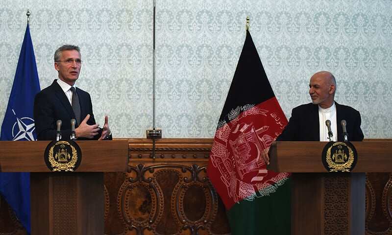 Afghan President Ghani, NATO chief Stoltenberg discuss peace talks Afghan President Ghani, NATO chief Stoltenberg discuss peace talks