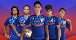 AIFF unveils new Indian football team kit