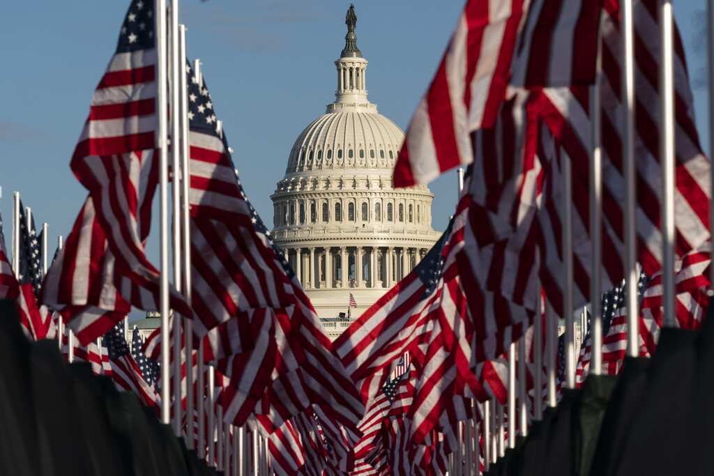 US: Over 191,000 flags put up by Biden inaugural committee