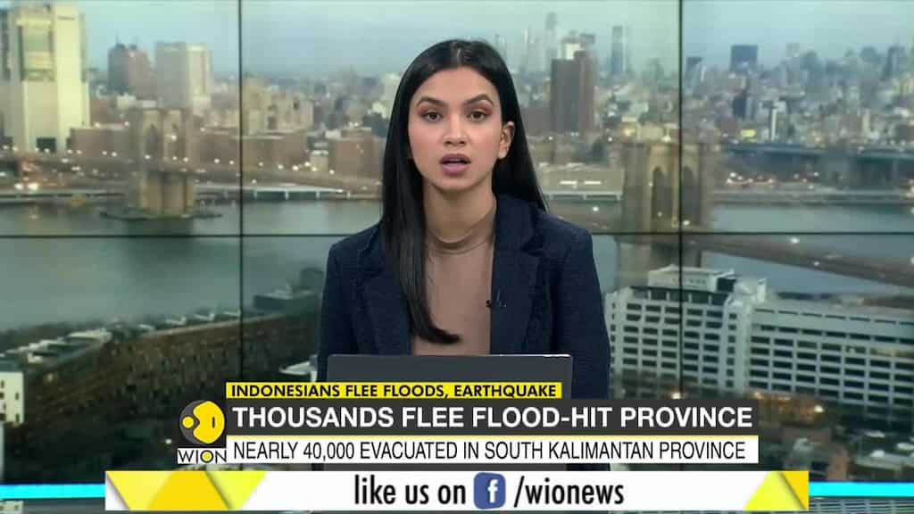 Indonesia Crisis: President Joko Widovo visits flood-hit South kalimantan | Indonesia earthquake