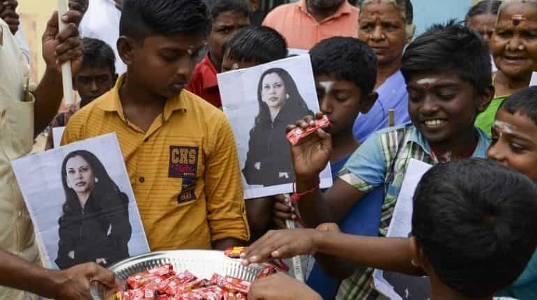 Sweets distributed