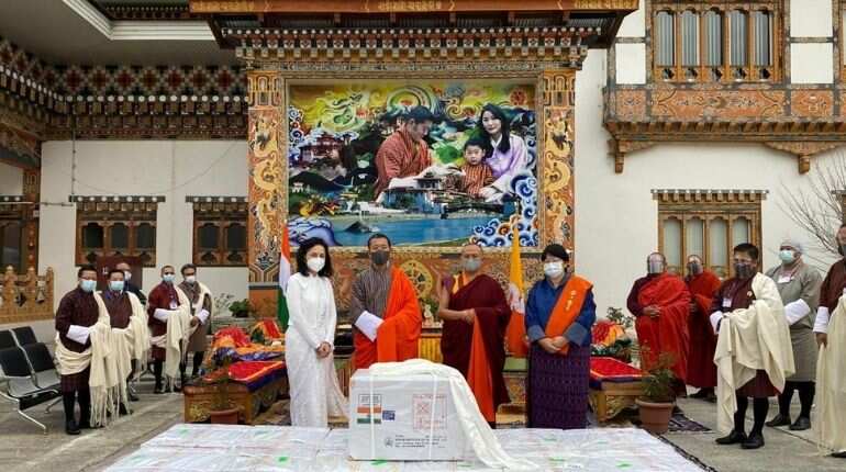 'Gesture of compassion & generosity', says Bhutan PM as country gets 'Made in India' vaccines