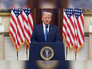 Trump uses 'incoming administration' rather than Biden's name to wish 'good luck'