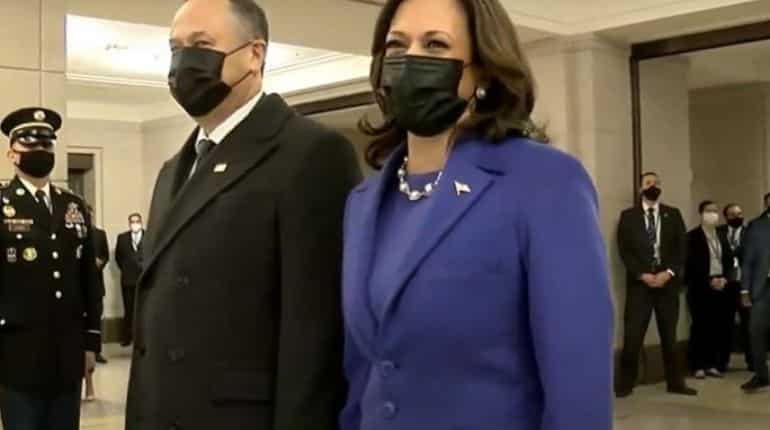 harris dressed in purple Kamala Harris: Power Suits for the Presidential Race