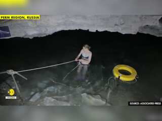 Russian faithful takes Epiphany dip in cave lakes