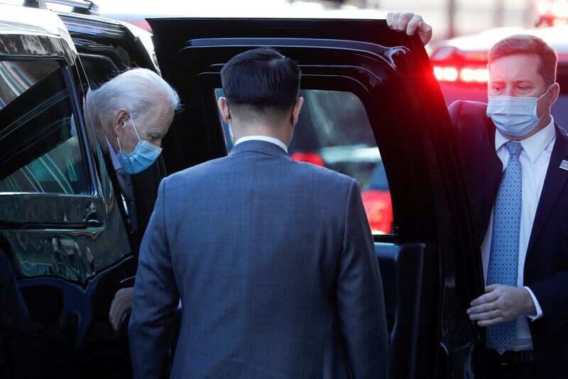 Biden heads to Arlington National Cemetery after swearing-in as 46th U.S. President
