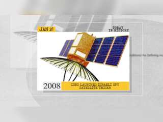 January 21 in history: Houdini escapes from police station, launch of Israeli spy satellite TecSAR and more