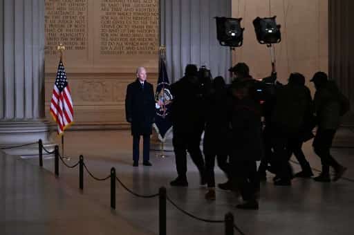 Pandemic, economic crisis, racial injustice, climate crisis threats to our democracy, says President Biden from Lincoln Memorial Pandemic, economic crisis, racial injustice, climate crisis threats to our democracy, says President Biden from Lincoln Memorial
