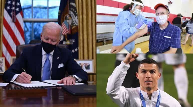 Morning news brief: Biden signs raft of orders, Ronaldo becomes greatest ever goal-scorer and more