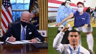 Morning news brief: Biden signs raft of orders, Ronaldo becomes greatest ever goal-scorer and more
