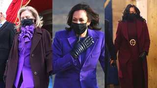 From Kamala Harris to Michelle Obama: Purple was a popular colour at the inauguration