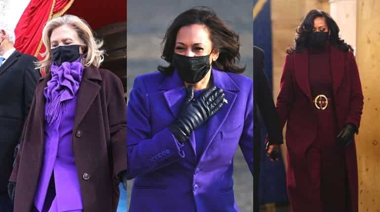 From Kamala Harris to Michelle Obama: Purple was a popular colour at the inauguration