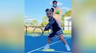 'My training partner': Serena Williams shares a practice video along with daughter Olympia