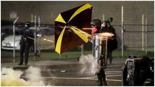 Portland: Protesters opposing Biden's inauguration vandalise Democratic Party office