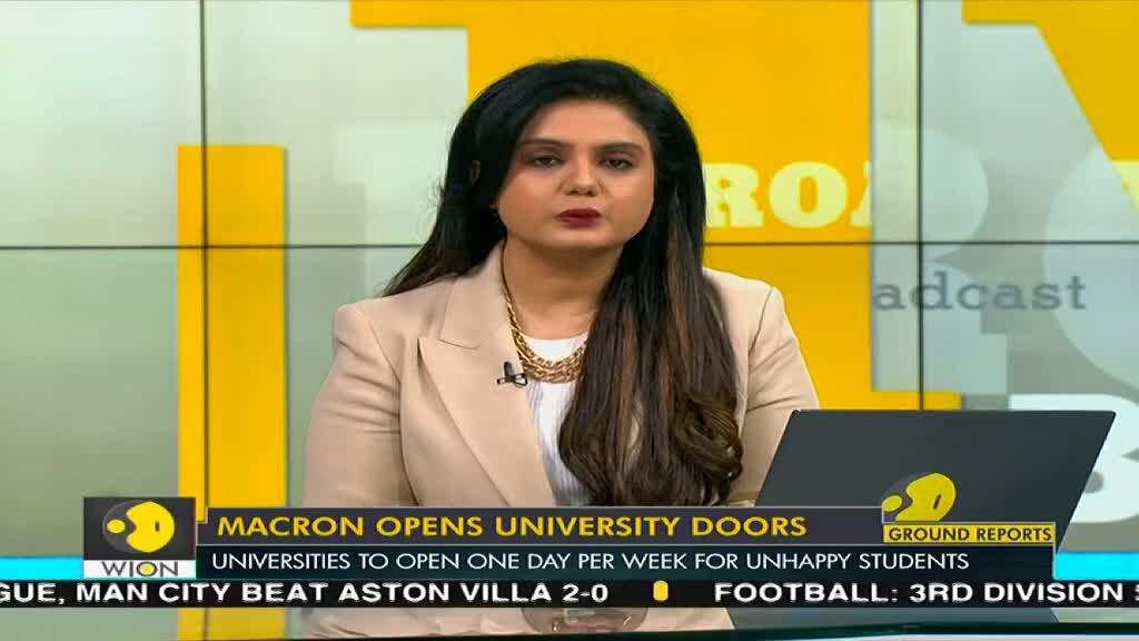 French President Macron offers COVID-hit students cheap meals