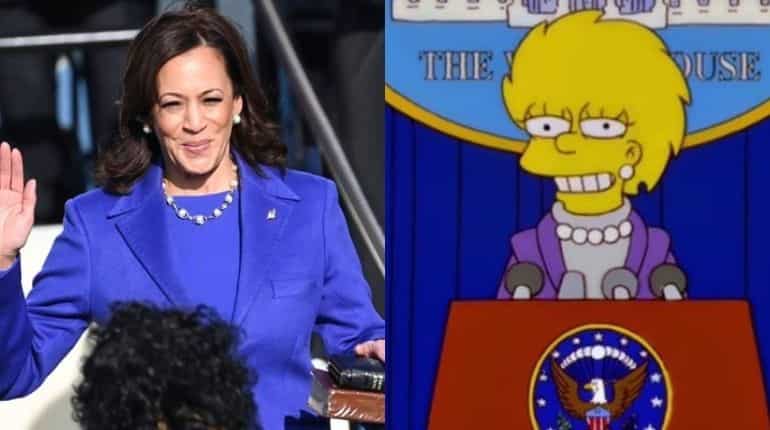 'The Simpsons' had predicted Kamala Harris' inaugural purple outfit 21 years ago. Here's proof 'The Simpsons' had predicted Kamala Harris' inaugural purple outfit 21 years ago. Here's proof
