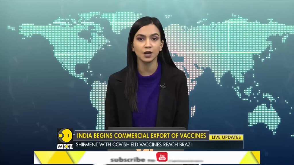 India begins commercial export of vaccines; 2 million doses of vaccine reaches Brazil