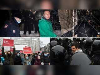 Russians take to streets to protest against Putin after Navalny's arrest