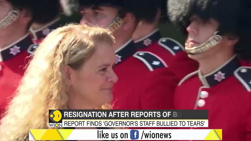 Canada's Governor General resigns after reports of bullying & harassments