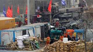 Chinese authorities rescue 11 out of 22 miners trapped underground in Qixia