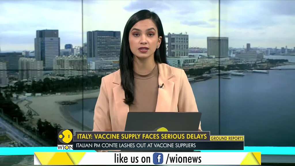 Italian PM Conte lashes out over vaccines delayed deliveries