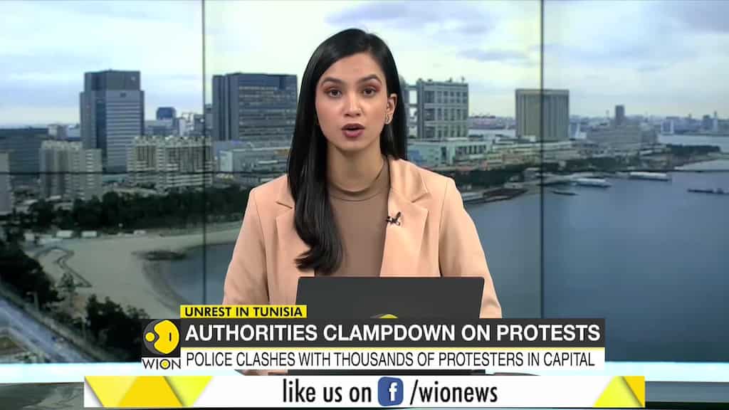 1000 people arrested as protesters clashed with Police in Tunisia