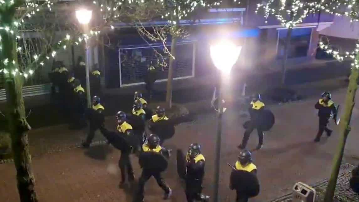 Dutch police detain more than 150 in third night of curfew violence