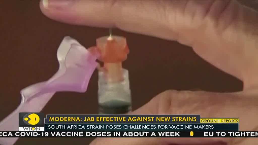 Moderna says its jab is effective against UK & South Africa strains