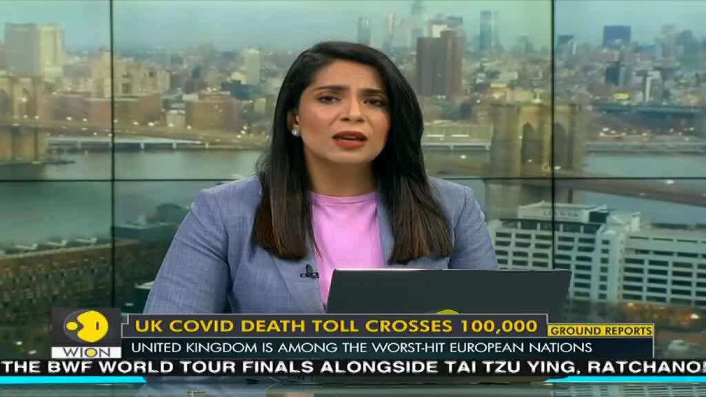 UK opposition: government 'too slow' as COVID-19 deaths top 100,000