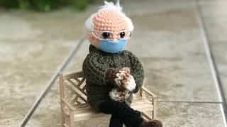 Crochet doll of Bernie Sanders fetches $40,000 in online auction for charity