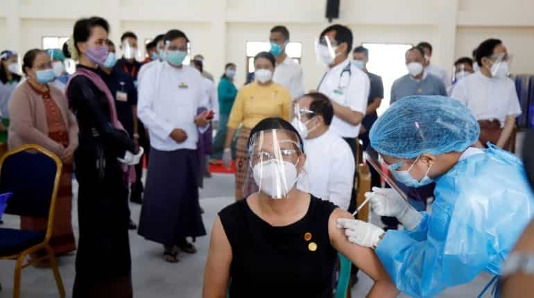Myanmar launches vaccination drive, prioritises frontline healthcare workers