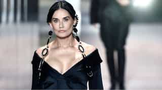 Is that Demi Moore? The actress looks unrecognizable as she takes on the Fendi runway