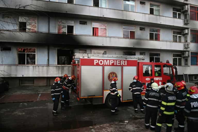 Five Covid-19 patients die in Romania hospital fire Five Covid-19 patients die in Romania hospital fire