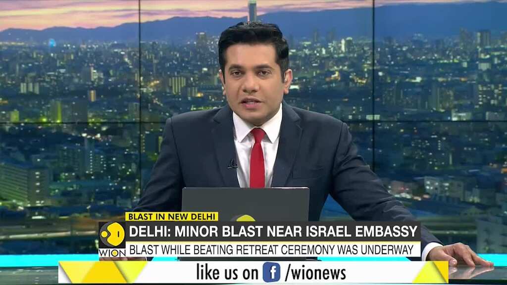 New Delhi: Minor blast near Israel embassy while beating ceremony was underway