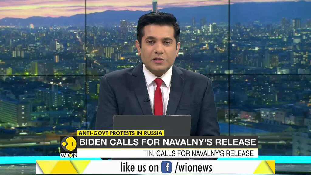 Biden speaks to Putin, calls for Alexei Navalny's release