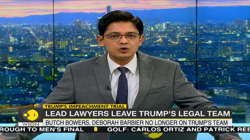 Donald Trump's impeachment defense team leaves less than two weeks before trial