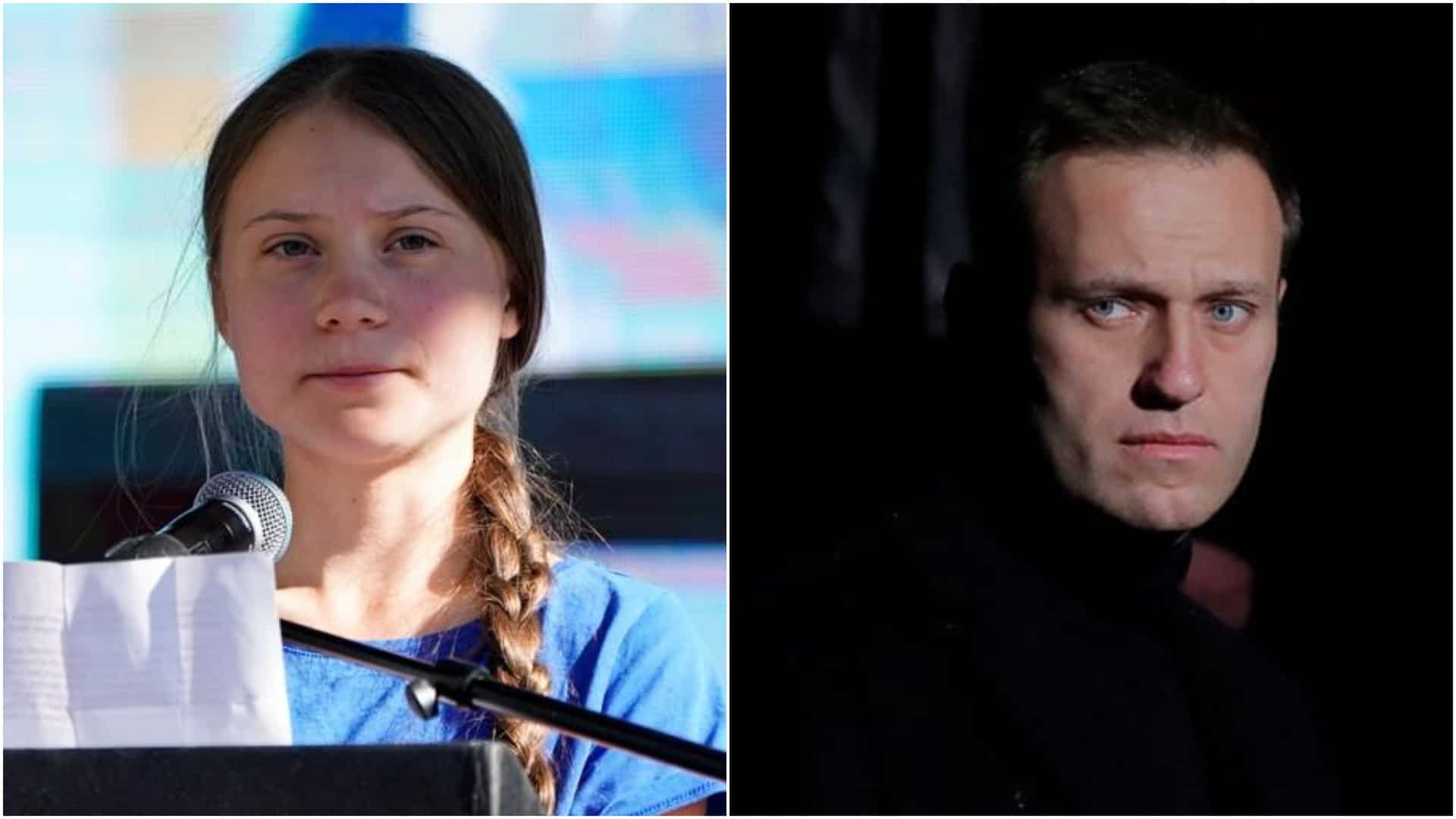 Greta Thunberg and Navalny nominated for Nobel Peace Prize Greta Thunberg and Navalny nominated for Nobel Peace Prize