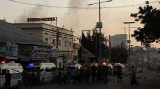 Blast and gunfire rock Somalia's capital; Shebab jihadist group claims responsibility