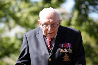 Britain's Captain Tom hospitalised after testing positive for COVID-19