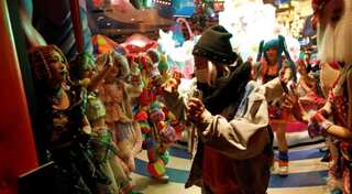 Psychedelic hues of Tokyo's 'kawaii' cafe doused by pandemic
