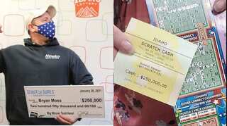 American man collects $250,000 lottery jackpot, his sixth big win 