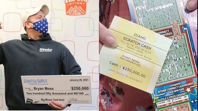 American man collects $250,000 lottery jackpot, his sixth big win 