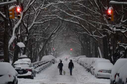 Powerful snowstorm disrupts COVID-19 vaccination drive in New York