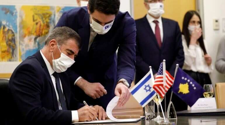Israel and Kosovo establish diplomatic relations in US-brokered deal