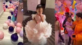 Kylie Jenner, Travis Scott ring in a downsized birthday for daughter Stormi